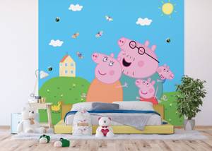 Fototapete Peppa Wutz 601191 Naturfaser - Textil - 270 x 300 x 300 cm