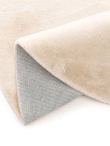 Tapis à poils longs Furry 3 Beige - 120 x 120 cm