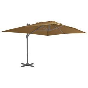 Ampelschirm D761 Taupe - 400 x 268 cm