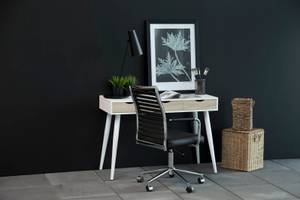 Schreibtisch Nete Weiß - Holz teilmassiv - 110 x 77 x 50 cm