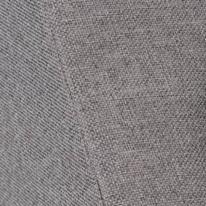 Tücherbox Leinenoptik Grau - Holzwerkstoff - Kunststoff - Textil - 25 x 10 x 14 cm