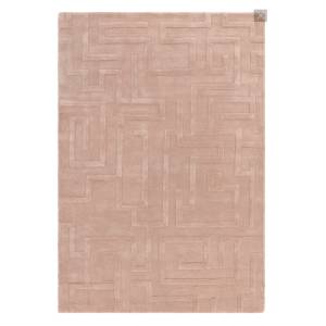 Tapis moderne pure laine tufté main ZEMA Rose foncé - 200 x 290 cm