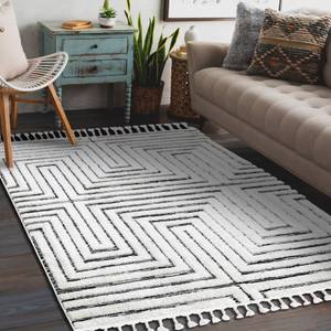 Tapis Sevilla Z788b Labyrinthe Gre 180 x 270 cm