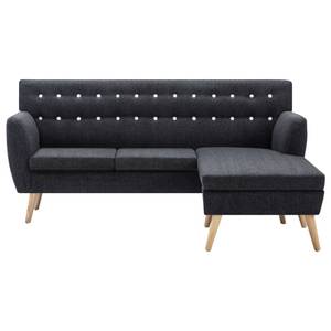 L-förmiges Sofa 296124 Grau - Holzwerkstoff - Textil - 138 x 82 x 172 cm