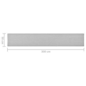 Tapis de couloir Gris lumineux - 300 x 50 cm