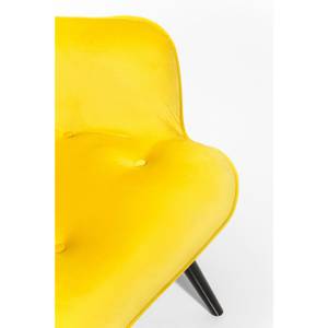 Fauteuil Vicky Velvet Jaune