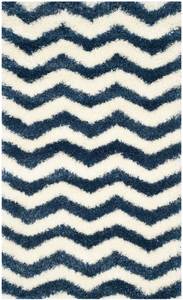Teppich Frances Beige - Blau - 90 x 150 cm