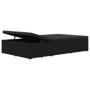 Chaise longue Noir