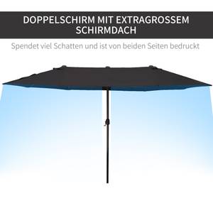 Sonnenschirm 84D-031V01BK Esche Schwarz Dekor