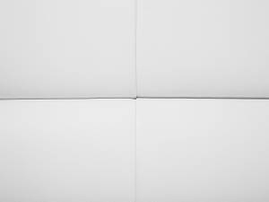3-Sitzer Sofa LEIRA Silber - Weiß - Kunstleder - 201 x 88 x 86 cm