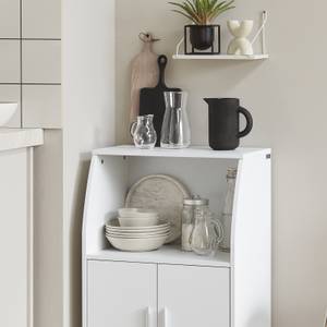 Küchenschrank FRG241-W Weiß - Holzwerkstoff - 55 x 84 x 38 cm
