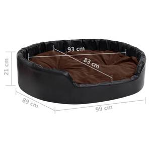 Lit pour chiens 3006178-2 Marron - 99 x 21 x 89 cm