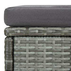 Garten-Sofa-Set Grau - Metall - Textil - 100 x 64 x 100 cm