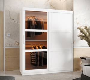 ARMOIRE À PORTES COULISSANTES DOME Largeur : 150 cm - Argenté