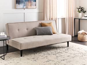 3-Sitzer Sofa VISBY Beige - Schwarz