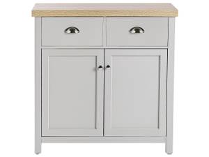 Sideboard CLIO Braun - Grau - Silber - Holzwerkstoff - 79 x 82 x 35 cm