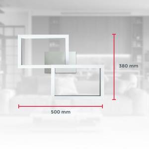 WiFi LED Deckenleuchte BKL1547 Grau - Metall - Kunststoff - 38 x 9 x 50 cm