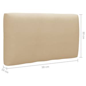 Coussin de palette (lot de 3) 3005779-3 Beige