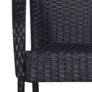 Garten-Lounge-Set (7-teilig) 3006326 Schwarz - Braun