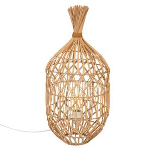 Tischlampe, durchbrochen, Rattan Beige - Rattan - 25 x 55 x 1 cm