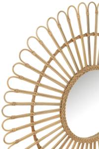 Kosmetikspiegel Mexican Fiesta Braun - Rattan - 110 x 1 x 110 cm