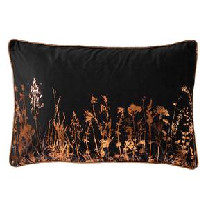 Housse de coussin Dalita Noir - Textile - 60 x 40 x 60 cm