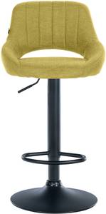 Tabouret de bar Milet Lot de 2 Noir - Vert