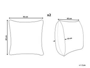 Kissen 2er Set CUMBUM 45 x 45 cm - Anzahl Teile im Set: 2