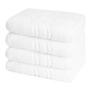 Cashmere feeling set serviettes set de 4 Blanc