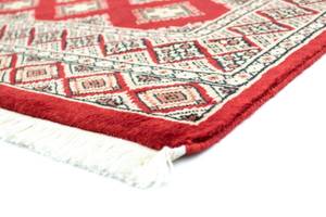 Pakistan Teppich - 181 x 125 cm - rot Rot - Kunststoff - 125 x 1 x 181 cm