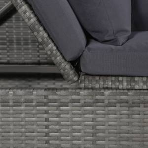 Gartenbett 3006097 Grau - Kunststoff - Polyrattan - 60 x 58 x 200 cm