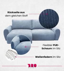 Ecksofa PATI Himmelblau