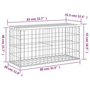 Banc de jardin 3030973-1 83 x 32 cm