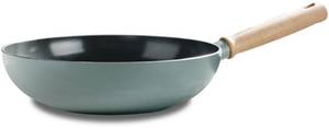 Wok-Pfanne Mayflower Blau - Holzwerkstoff - Holz teilmassiv - 2 x 2 x 28 cm