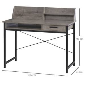 Schreibtisch 836-154 Grau - Holzwerkstoff - 53 x 95 x 106 cm