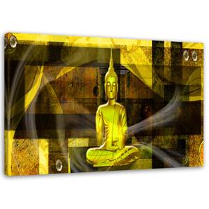 Wandbild Buddha Zen Spa Orient 90 x 60 cm