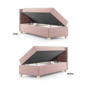 Boxspringbett Einzelbett Vera Mini Braun - Breite: 90 cm