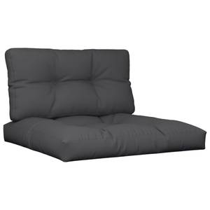 Coussin de palette (lot de 2) 3005164-4 Noir - 80 x 80 cm