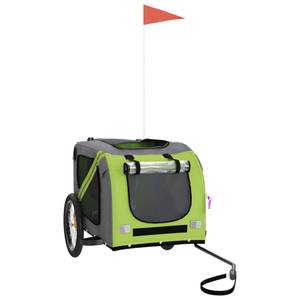 Remorque vélo pour chien 3028771-2 Vert - 69 x 74 x 134 cm