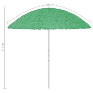 Parasol de plage hawaii 3006525 Vert - 260 x 245 x 260 cm