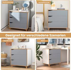 Kommode VH32149SD Grau - Holzwerkstoff - 42 x 75 x 75 cm