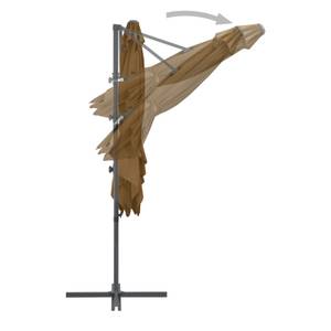 Parasol Gris - Matière plastique - 250 x 247 x 250 cm