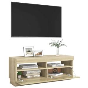 Meuble tv 3009233 Imitation chêne truffier de sonoma - Largeur : 100 cm