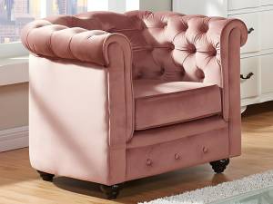 Sofagarnitur CHESTERFIELD Hellrosa