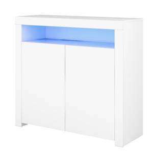 Kommode GLOWDianaⅢ Weiß - Holzwerkstoff - Massivholz - 40 x 92 x 108 cm