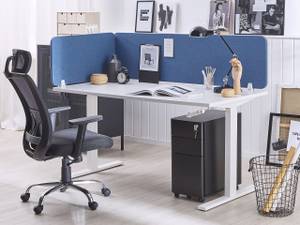 Cloison amovible de bureau WALLY Bleu - Largeur : 72 cm