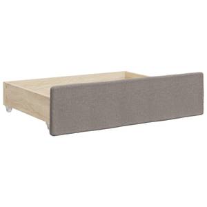 Lit de jour avec Lit gigogne 3030076-5 Taupe - Profondeur : 100 cm