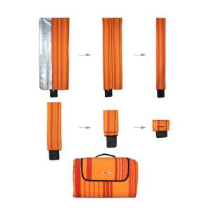 XXL Picknickdecke 200x300 cm orange/rot Orange - Rot - Metall - Kunststoff - Textil - 200 x 1 x 300 cm