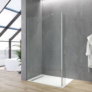 Walkin Dusche Duschwand mit Spritzschutz Breite: 100 cm