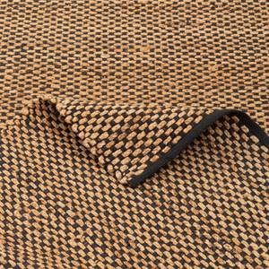 Teppich Jute Salsa Meliert Schwarz - Textil - 120 x 1 x 170 cm